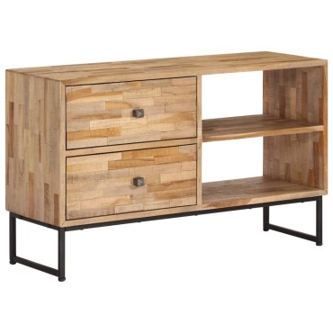 vidaXL Έπιπλο Τηλεόρασης 90x30x55cm από Ανακυκλωμένο Ξύλο Teak