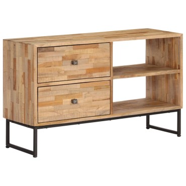 vidaXL Έπιπλο Τηλεόρασης 90x30x55cm από Ανακυκλωμένο Ξύλο Teak