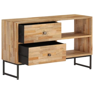 vidaXL Έπιπλο Τηλεόρασης 90x30x55cm από Ανακυκλωμένο Ξύλο Teak
