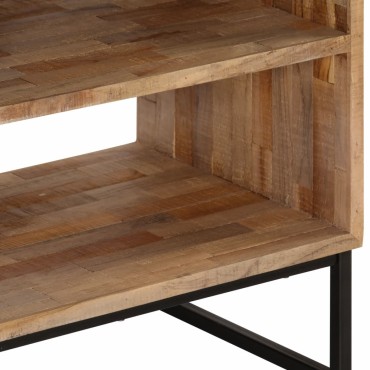 vidaXL Έπιπλο Τηλεόρασης 90x30x55cm από Ανακυκλωμένο Ξύλο Teak