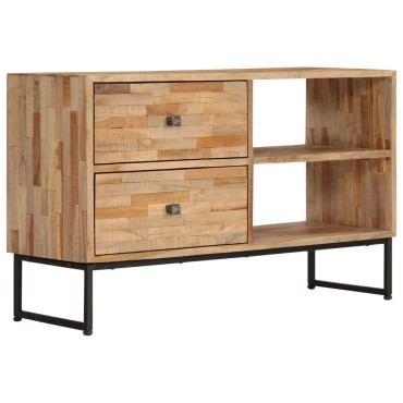 vidaXL Έπιπλο Τηλεόρασης 90x30x55cm από Ανακυκλωμένο Ξύλο Teak