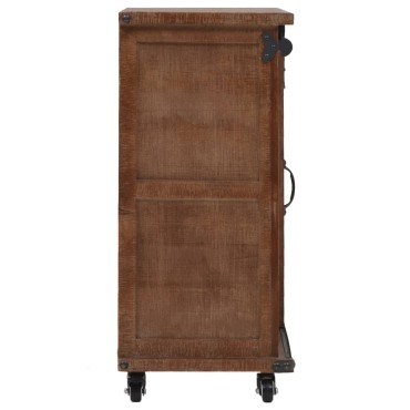 vidaXL Έπιπλο Αποθήκευσης Καφέ 64x33,5x75cm από Μασίφ Ξύλο Ελάτης 1 τεμ.