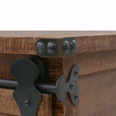 vidaXL Έπιπλο Αποθήκευσης Καφέ 64x33,5x75cm από Μασίφ Ξύλο Ελάτης 1 τεμ.
