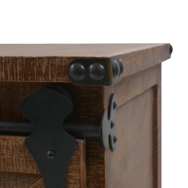 vidaXL Έπιπλο Αποθήκευσης Καφέ 64x33,5x75cm από Μασίφ Ξύλο Ελάτης 1 τεμ.
