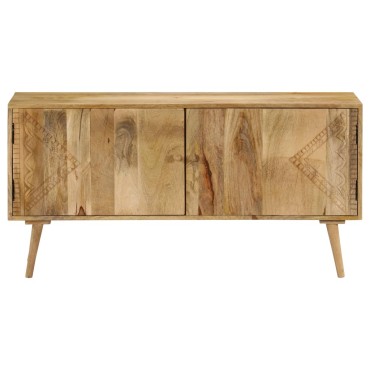 vidaXL Μπουφές 110x30x60cm από Μασίφ Ξύλο Μάνγκο 1 τεμ.