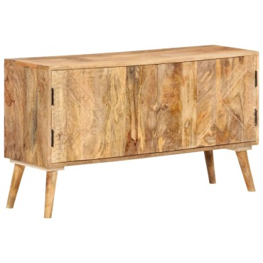 vidaXL Μπουφές 110x30x60cm από Μασίφ Ξύλο Μάνγκο 1 τεμ.