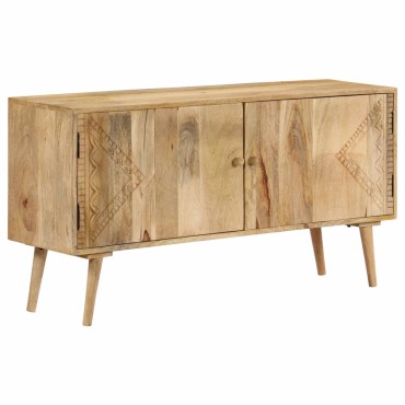 vidaXL Μπουφές 110x30x60cm από Μασίφ Ξύλο Μάνγκο 1 τεμ.