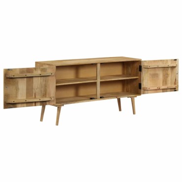 vidaXL Μπουφές 110x30x60cm από Μασίφ Ξύλο Μάνγκο 1 τεμ.