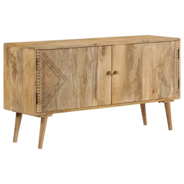 vidaXL Μπουφές 110x30x60cm από Μασίφ Ξύλο Μάνγκο 1 τεμ.