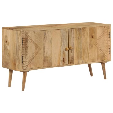 vidaXL Μπουφές 110x30x60cm από Μασίφ Ξύλο Μάνγκο 1 τεμ.