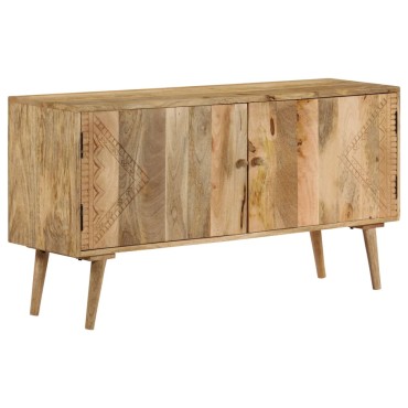 vidaXL Μπουφές 110x30x60cm από Μασίφ Ξύλο Μάνγκο 1 τεμ.