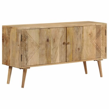 vidaXL Μπουφές 110x30x60cm από Μασίφ Ξύλο Μάνγκο 1 τεμ.