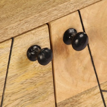 vidaXL Έπιπλο Τηλεόρασης 140x30x40cm από Μασίφ Ξύλο Μάνγκο