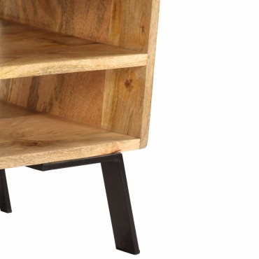 vidaXL Έπιπλο Τηλεόρασης 140x30x40cm από Μασίφ Ξύλο Μάνγκο