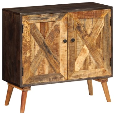 vidaXL Ντουλάπι 85x30x75cm από Μασίφ Ξύλο Μάνγκο 1 τεμ.