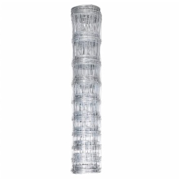 vidaXL Συρματόπλεγμα Περίφραξης Ασημί 50x1,2 μ. Γαλβανισμένο Ατσάλι 50x1,2 μ. (ΠxΥ)</li><li>Απόσταση κάθετων συρμάτων: 15cm