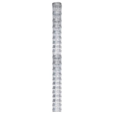 vidaXL Συρματόπλεγμα Περίφραξης Ασημί 50x1,25 μ. Γαλβανισμένο Ατσάλι 15x1,25 μ. (ΠxΥ)</li><li>Απόσταση κάθετων συρμάτων: 15cm