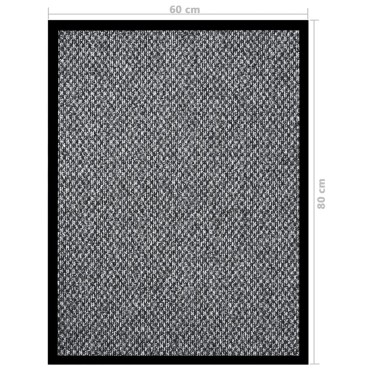 vidaXL Πατάκι Εισόδου Γκρι 60 x 80 εκ.