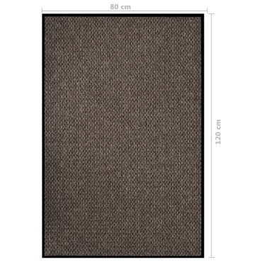 vidaXL Πατάκι Εισόδου Μπεζ 80 x 120 εκ.