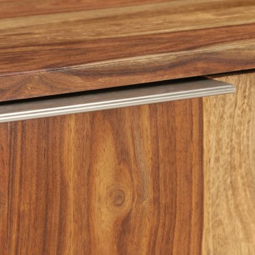 vidaXL Έπιπλο Τηλεόρασης Μελί 118x30x40cm Μασίφ Ξύλο Sheesham