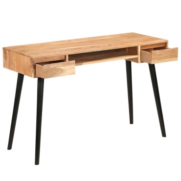 vidaXL Γραφείο 118x45x76cm από Μασίφ Ξύλο Ακακίας 1 τεμ.