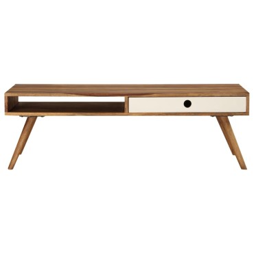 vidaXL Τραπεζάκι Σαλονιού 110x50x35cm από Μασίφ Ξύλο Sheesham 1 τεμ.