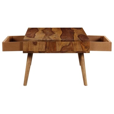 vidaXL Τραπεζάκι Σαλονιού 110x50x35cm από Μασίφ Ξύλο Sheesham 1 τεμ.