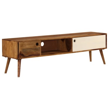 vidaXL Έπιπλο Τηλεόρασης 140x30x40cm από Μασίφ Ξύλο Sheesham