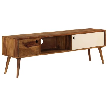 vidaXL Έπιπλο Τηλεόρασης 140x30x40cm από Μασίφ Ξύλο Sheesham