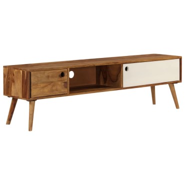 vidaXL Έπιπλο Τηλεόρασης 140x30x40cm από Μασίφ Ξύλο Ακακίας