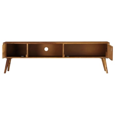 vidaXL Έπιπλο Τηλεόρασης 140x30x40cm από Μασίφ Ξύλο Sheesham