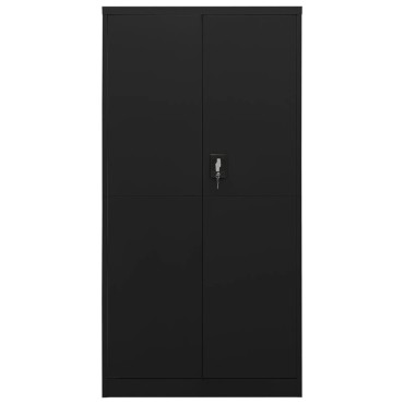 vidaXL Φοριαμός Μαύρος 90x40x180cm Ατσάλινος 1 τεμ.