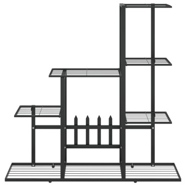 vidaXL Ανθοστήλη Μαύρη 94,5 x 25 x 88 εκ. Μεταλλική