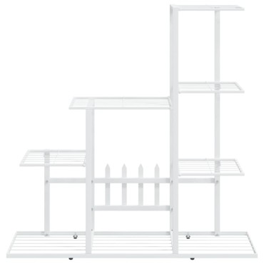 vidaXL Ανθοστήλη Λευκή 94,5 x 25 x 88 εκ. Μεταλλική