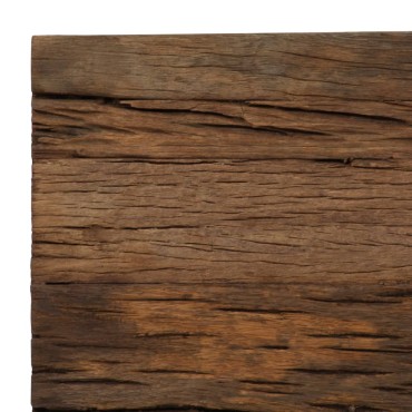 vidaXL Τραπέζι Κονσόλα 120x35x76cm από Ανακυκλωμένο Ξύλο / Ατσάλι 1 τεμ.
