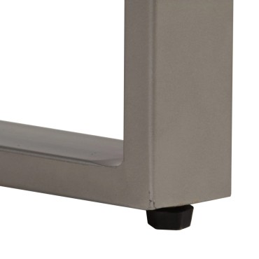 vidaXL Τραπέζι Κονσόλα 120x35x76cm από Ανακυκλωμένο Ξύλο / Ατσάλι 1 τεμ.