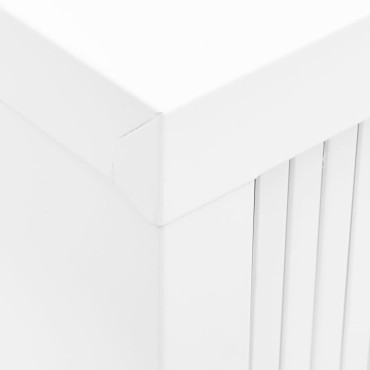 vidaXL Ντουλάπι με Συρόμενη Πόρτα Λευκό 90x40x90cm Ατσάλινο 1 τεμ.