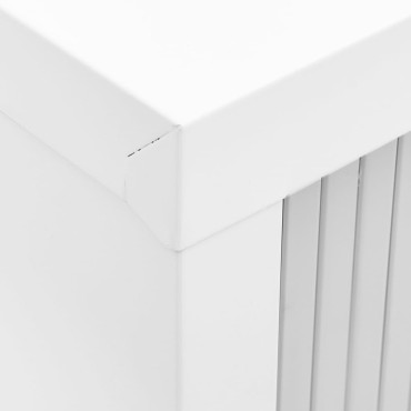 vidaXL Ντουλάπι με Συρόμενη Πόρτα Γκρι 90x40x90cm Ατσάλινο 1 τεμ.
