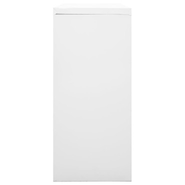 vidaXL Ντουλάπι με Συρόμενη Πόρτα Γκρι 90x40x90cm Ατσάλινο 1 τεμ.