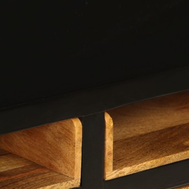 vidaXL Έπιπλο Τηλεόρασης 120x30x50cm από Μασίφ Ξύλο Μάνγκο