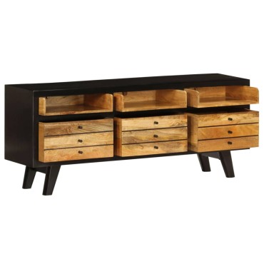 vidaXL Έπιπλο Τηλεόρασης 120x30x50cm από Μασίφ Ξύλο Μάνγκο