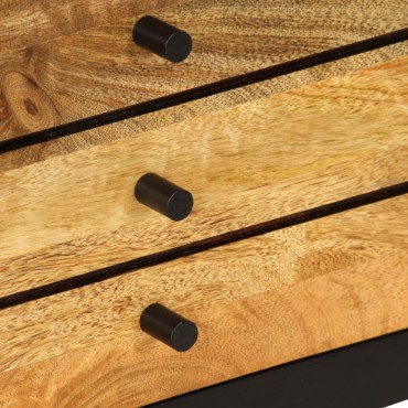 vidaXL Έπιπλο Τηλεόρασης 120x30x50cm από Μασίφ Ξύλο Μάνγκο
