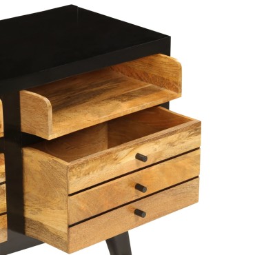vidaXL Έπιπλο Τηλεόρασης 120x30x50cm από Μασίφ Ξύλο Μάνγκο