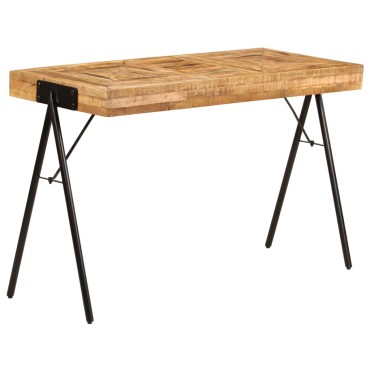 vidaXL Γραφείο 118x50x75cm από Μασίφ Ξύλο Μάνγκο 1 τεμ.