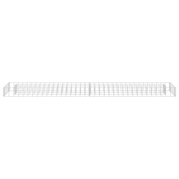 vidaXL Συρματοκιβώτιο-Γλάστρα Υπερυψωμένη 180x30x10 εκ. Γαλβ. Χάλυβας