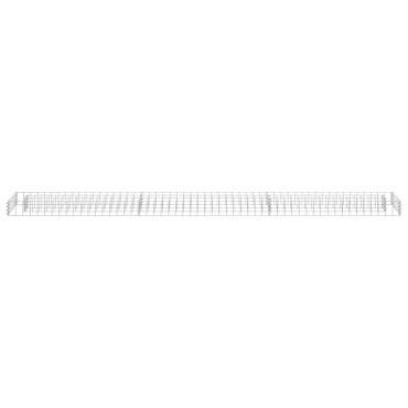 vidaXL Συρματοκιβώτιο-Γλάστρα Υπερυψωμένη 270x30x10 εκ. Γαλβ. Χάλυβας