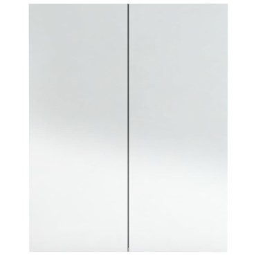 vidaXL Ντουλάπι Μπάνιου με Καθρέφτη Ανθρακί 60x15x75cm από MDF 1 τεμ.