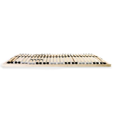 vidaXL Τελάρο Κρεβατιού με 28 Σανίδες & 7 Ζώνες 140 x 200 εκ.
