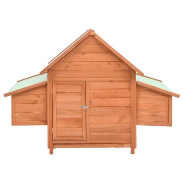 vidaXL Κοτέτσι 150 x 96 x 110 εκ. από Μασίφ Ξύλο Ελάτης