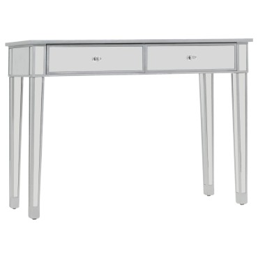vidaXL Τραπέζι Κονσόλα Καθρέφτης 106,5x38x76,5cm από MDF & Γυαλί 1 τεμ.